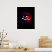 Blijf Wild Moon Kind Poster (Keuken)
