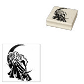 Blijf Wild Moon Kind Rubberstempel (Gestempeld)