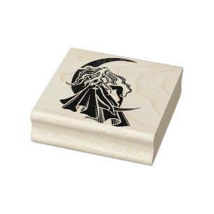 Blijf Wild Moon Kind Rubberstempel