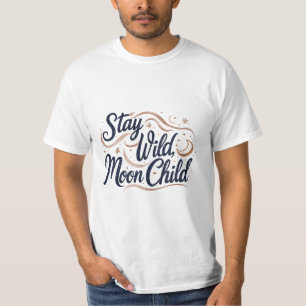 Blijf Wild Moon Kind T-shirt