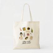 Blijf Wild Moon Kind Tote Bag (Voorkant)