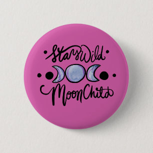 Blijf Wild MoonChild Ronde Button 5,7 Cm