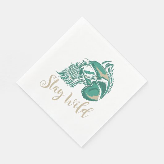 Blijf Wild Napkins Servet (Hoek)