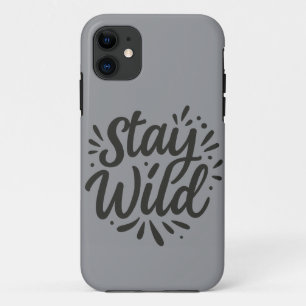 Blijf wild – omarm je innerlijke geest Case-Mate iPhone case