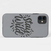 Blijf wild – omarm je innerlijke geest Case-Mate iPhone case (Achterkant (horizontaal))