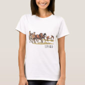Blijf wild paard T-shirt (Voorkant)