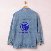 Blijf Wild Panther Denim Jacket (Hangar)