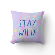 "Blijf Wild!" Pastel Rainbow Leopard Print