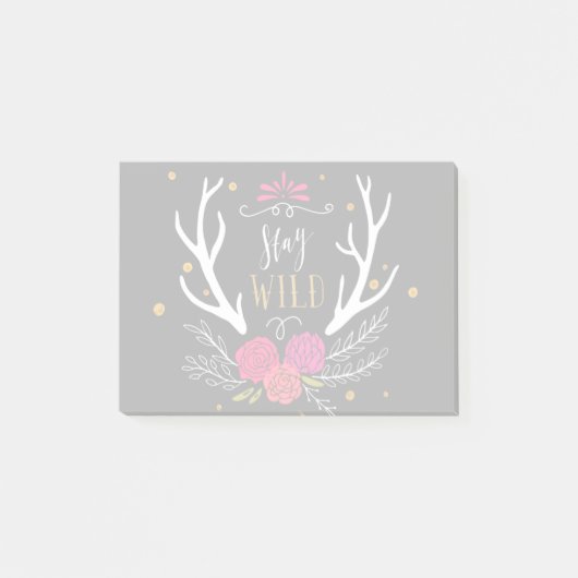 Blijf Wild Post-it® Notes (Voorkant)