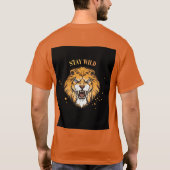 Blijf wild quote t-shirt  (Achterkant)