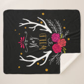 Blijf Wild Sherpa Deken (Voorkant (horizontaal))