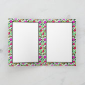 Blijf Wild & Vrij Regenlaarzen en Opgewekte Groet Kaart (Binnen)