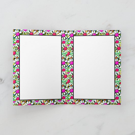 Blijf Wild & Vrij Regenlaarzen en Opgewekte Groet Kaart (Binnen)