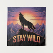 Blijf Wild Wandkleed (Voorkant)