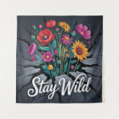 Blijf Wild Wandkleed (Voorkant)