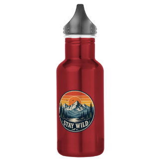 blijf wild waterfles