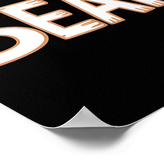 Blijf wild Wees Beer-geniaal Poster (Hoek)