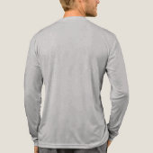 Blijf Wild Witte Wolf Sneeuw Catwalk Tri-Blend Shirt (Achterkant volledig)