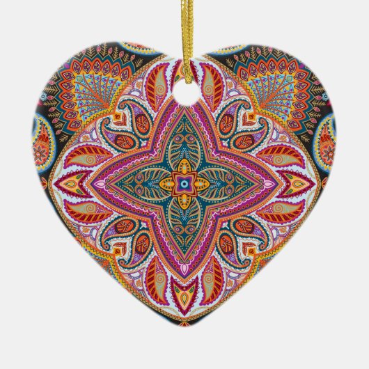 Blijf Wild zigeunerkind boho Keramisch Ornament (Voorkant)