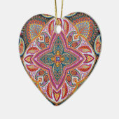 Blijf Wild zigeunerkind boho Keramisch Ornament (Links)