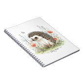 Blijf Wild Zoete Egel Bosland Notitieboek (Rechterzijde)