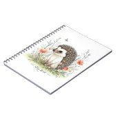 Blijf Wild Zoete Egel Bosland Notitieboek (Linkerzijde)