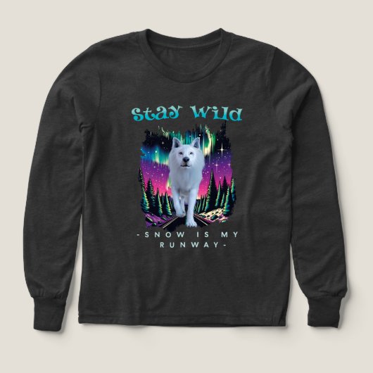 Blijf wilde Arctische Wolf (Voorkant)