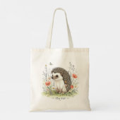 Blijf Wilde Egel Bos Tote Tas (Achterkant)