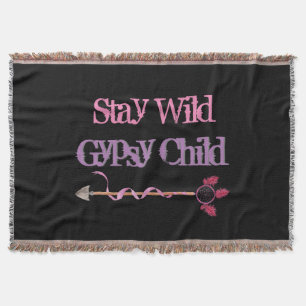 Blijf Wilde Gypsy-kinderpijl Deken