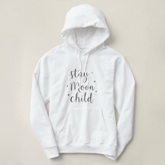 Blijf Wilde Maan Kind Sweatshirt (Design voorkant)