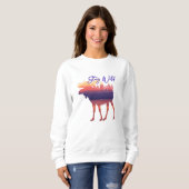Blijf Wilde Moose Trui (Voorkant volledig)
