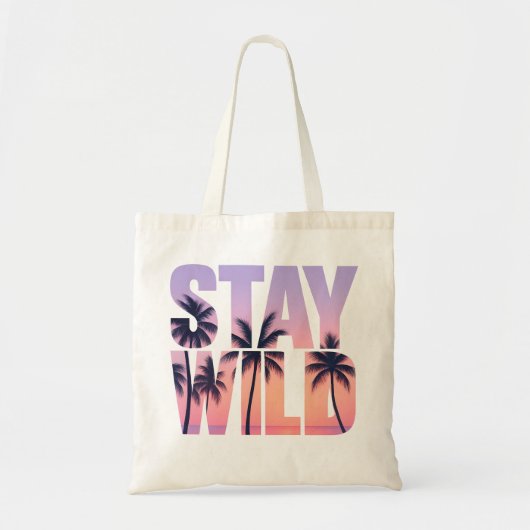 Blijf wilde zomer Canvas tas (Voorkant)