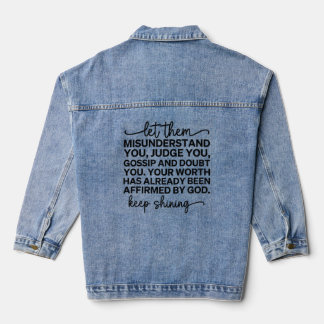 Blijf winkelen denim jacket