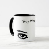 blijf woede mok (Voorkant links)