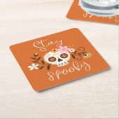 Blijf woordelijk kartonnen onderzetters (Schuin)