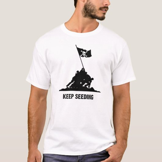 Blijf zaaien t-shirt (Voorkant)