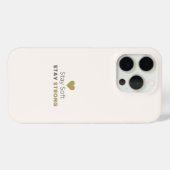 Blijf Zachtaardig Blijf Sterk Minimaal Motiverend  Case-Mate iPhone Case (Achterkant (horizontaal))