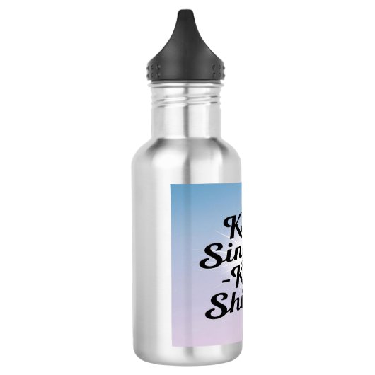 Blijf zingen Blijf schijnen 2 waterflessen Waterfles (Links)