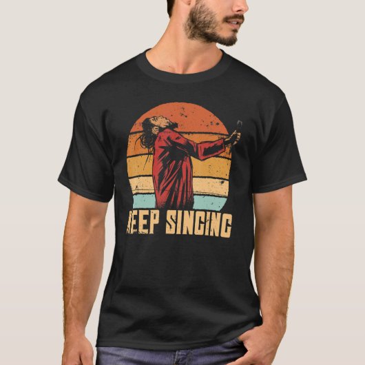Blijf zingen voor Reggae Rasta T-shirt (Voorkant)