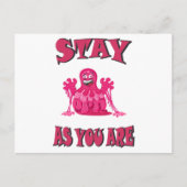 Blijf zoals je bent briefkaart (Voorkant)