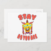 Blijf zoals je bent briefkaart (Voorkant / Achterkant)