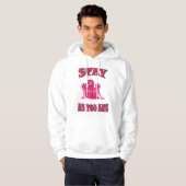 Blijf zoals je bent hoodie (Voorkant volledig)
