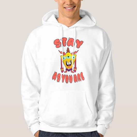 Blijf zoals je bent hoodie (Voorkant)