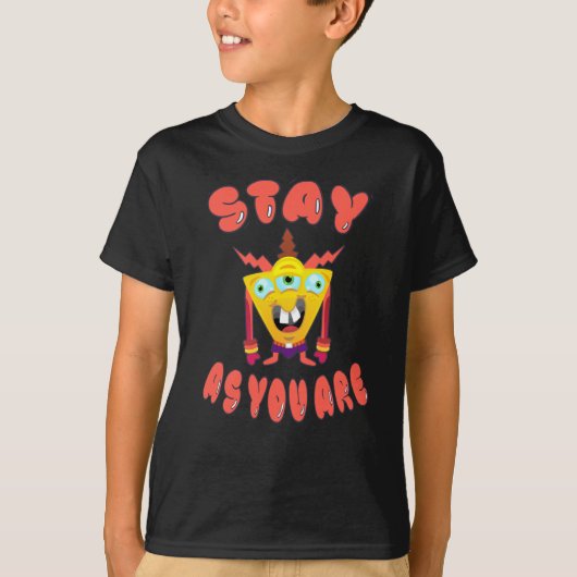 Blijf zoals je bent t-shirt (Voorkant)