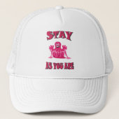 Blijf zoals je bent trucker pet (Voorkant)