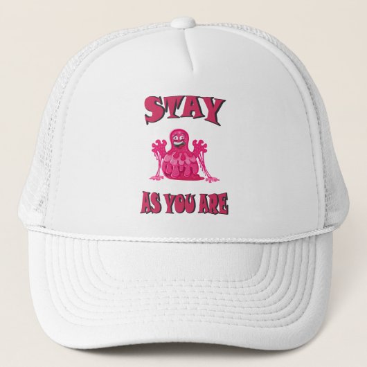 Blijf zoals je bent trucker pet (Voorkant)