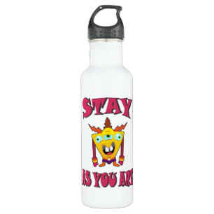 Blijf zoals je bent waterfles 