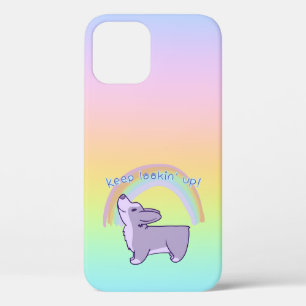 "Blijf zoeken!" Corgi Rainbow Case-Mate iPhone Case