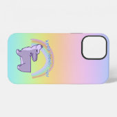 "Blijf zoeken!" Corgi Rainbow iPhone Hoesje (Achterkant horizontaal)