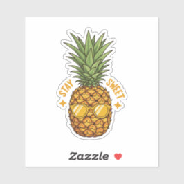 Blijf zoete ananas sticker
